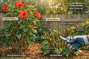 When and how to Prune Hibiscus for maximum bloom