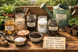 how to make homemade fertilizers for plants