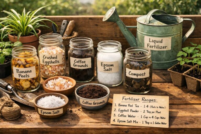 how to make homemade fertilizers for plants