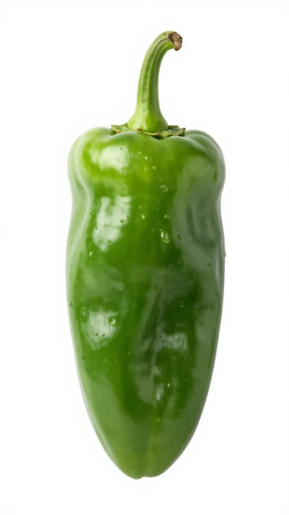 Single ripe habanero pepper.