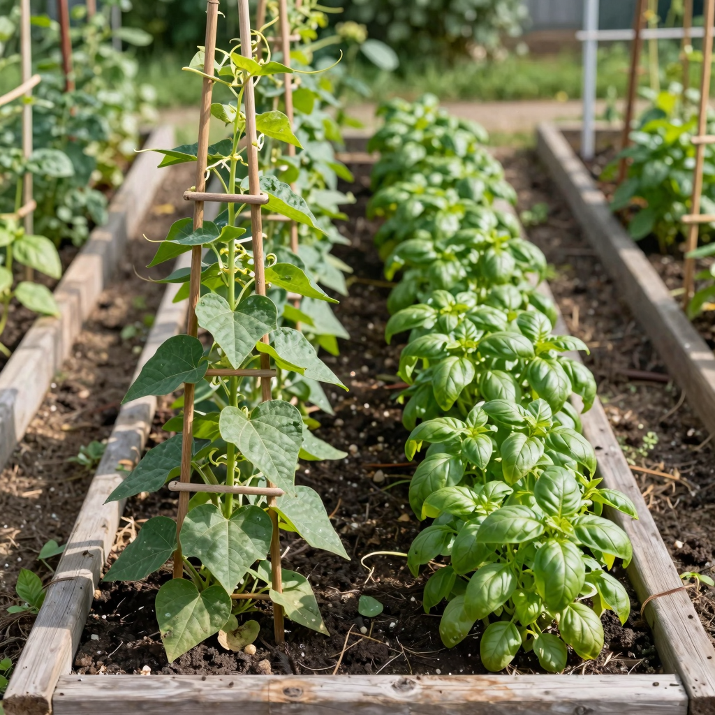 Step 2: Layout Idea #1 — The “Trellis Pair” Strip (Vertical Support + Companion Benefit)