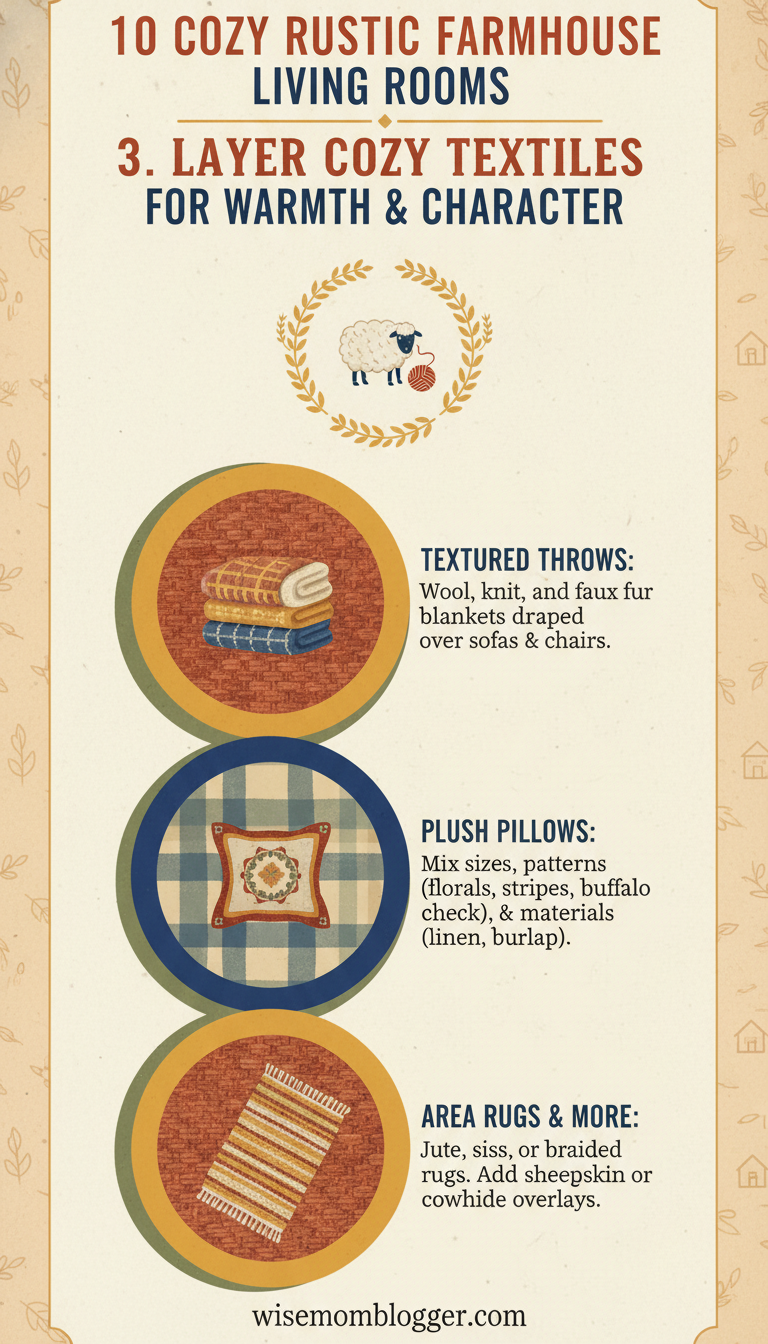 3. Layer Cozy Textiles for Warmth and Character