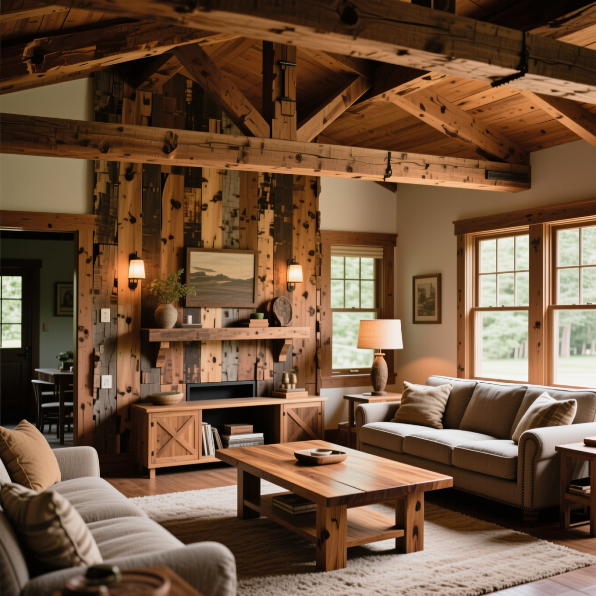 4. Incorporate Natural Wood Elements Throughout