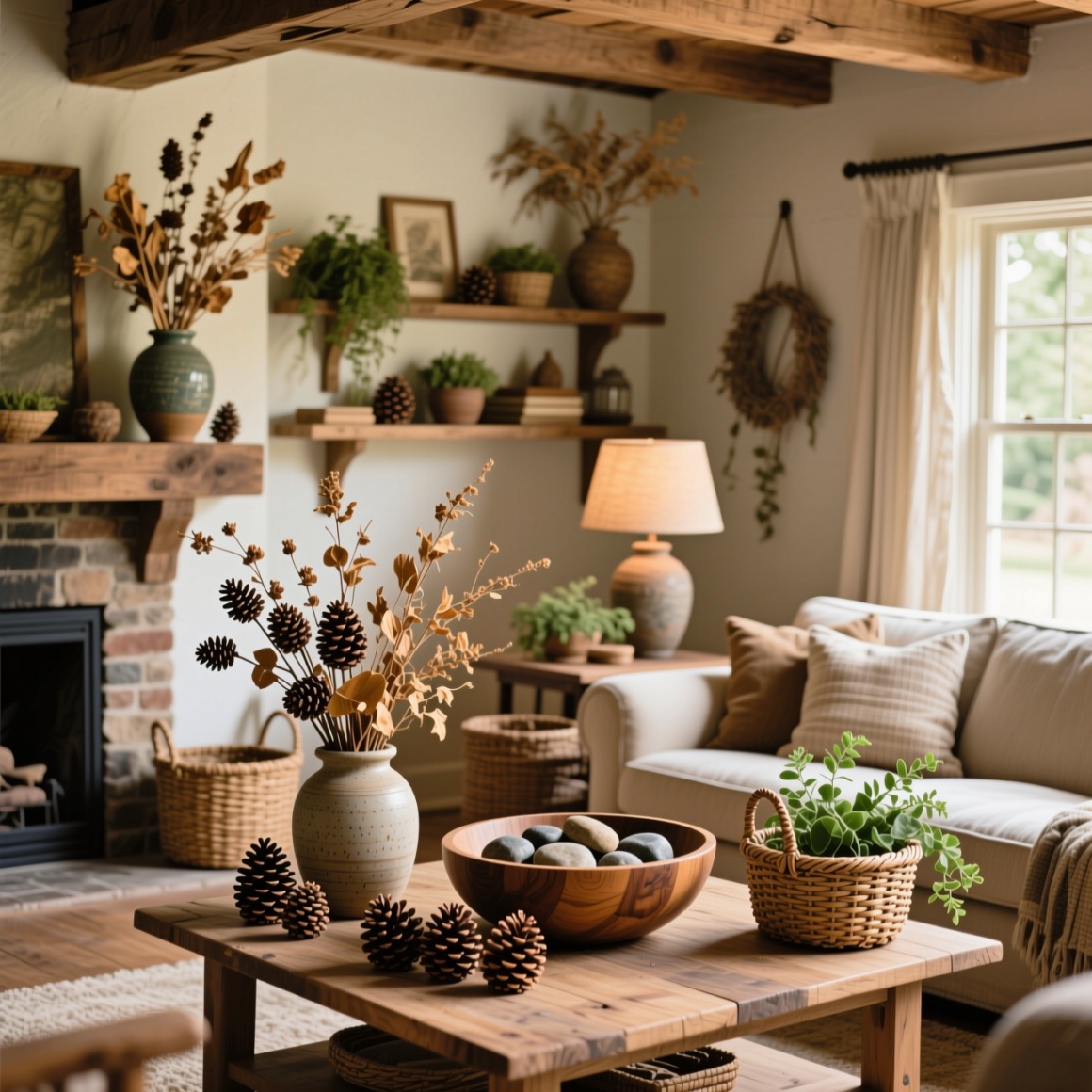 10. Accessorize With Nature-Inspired Decor