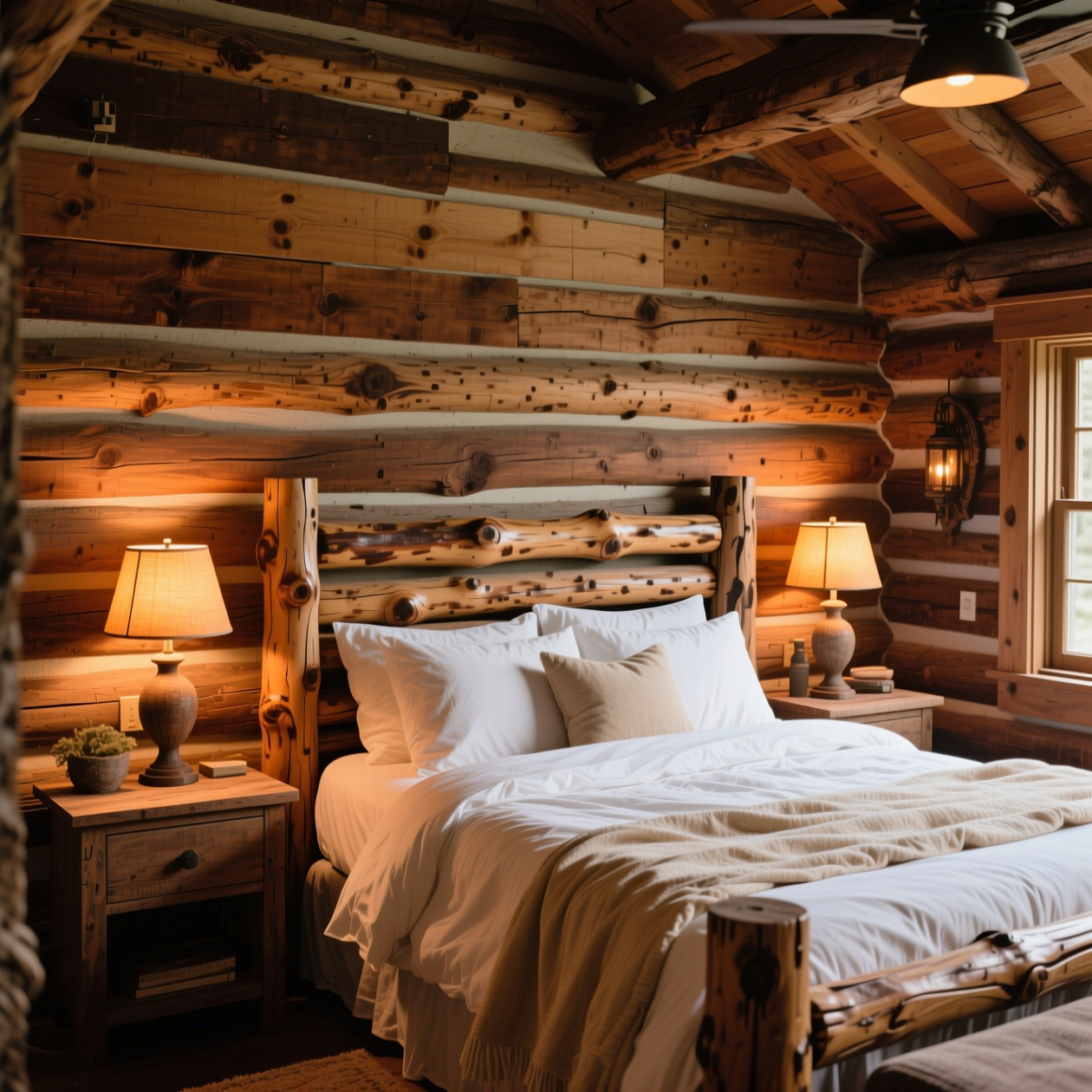 1. Embrace Exposed Wood and Hand-Hewn Log Accents