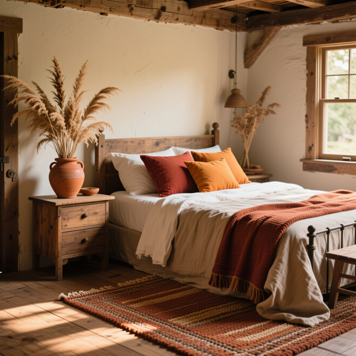 8. Bring in Earthy Tones and Terracotta Accents