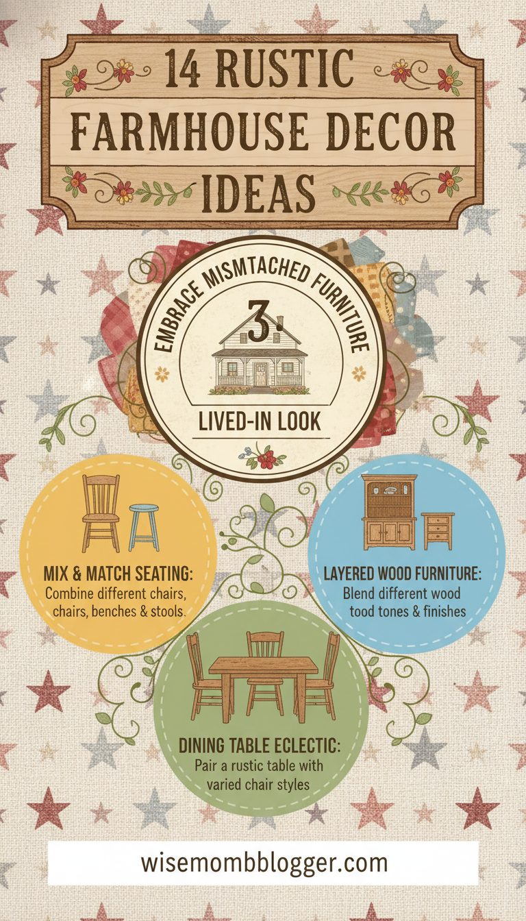 3. Embrace Mismatched Furniture for a Lived-In Look