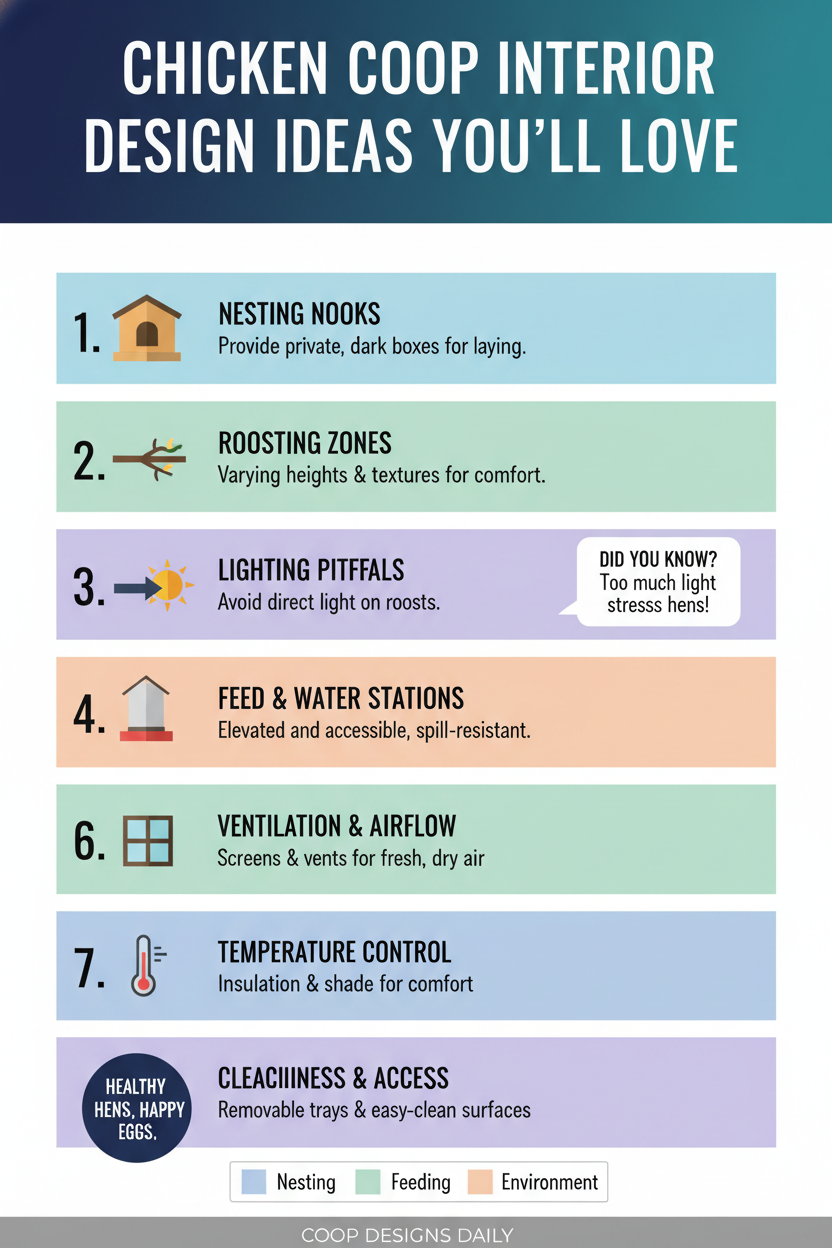 3. Roosting Zones That Promote Comfort (and Avoid Lighting Pitfalls)