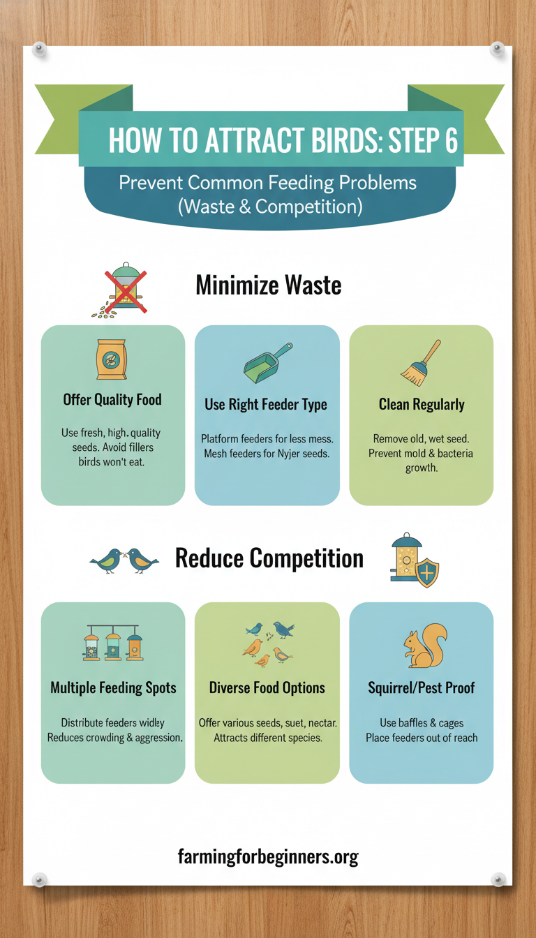 Step 6: Prevent Common Feeding Problems (Waste and Competition)