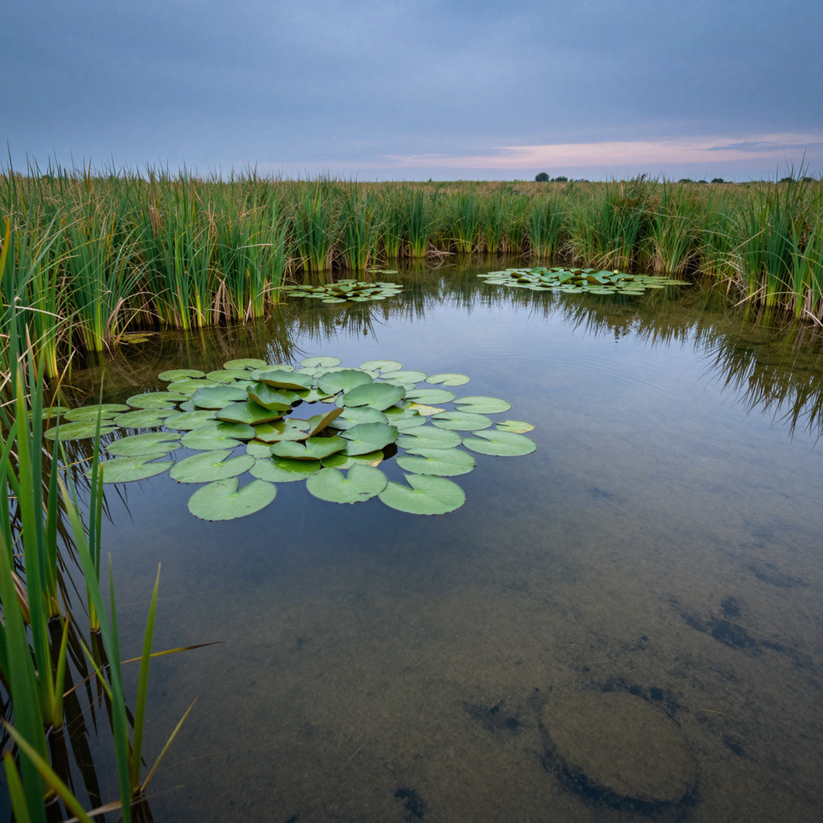 Step 2: Create standing-water habitat that’s calm enough for nymphs