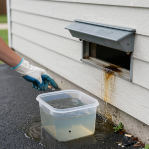 Step 2: Do a standing-water sweep (yard + house)