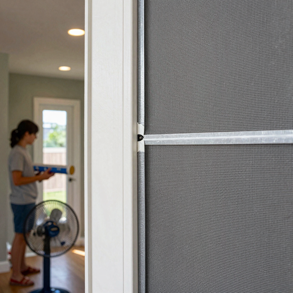 Step 5: Stop mosquitoes from getting into the house