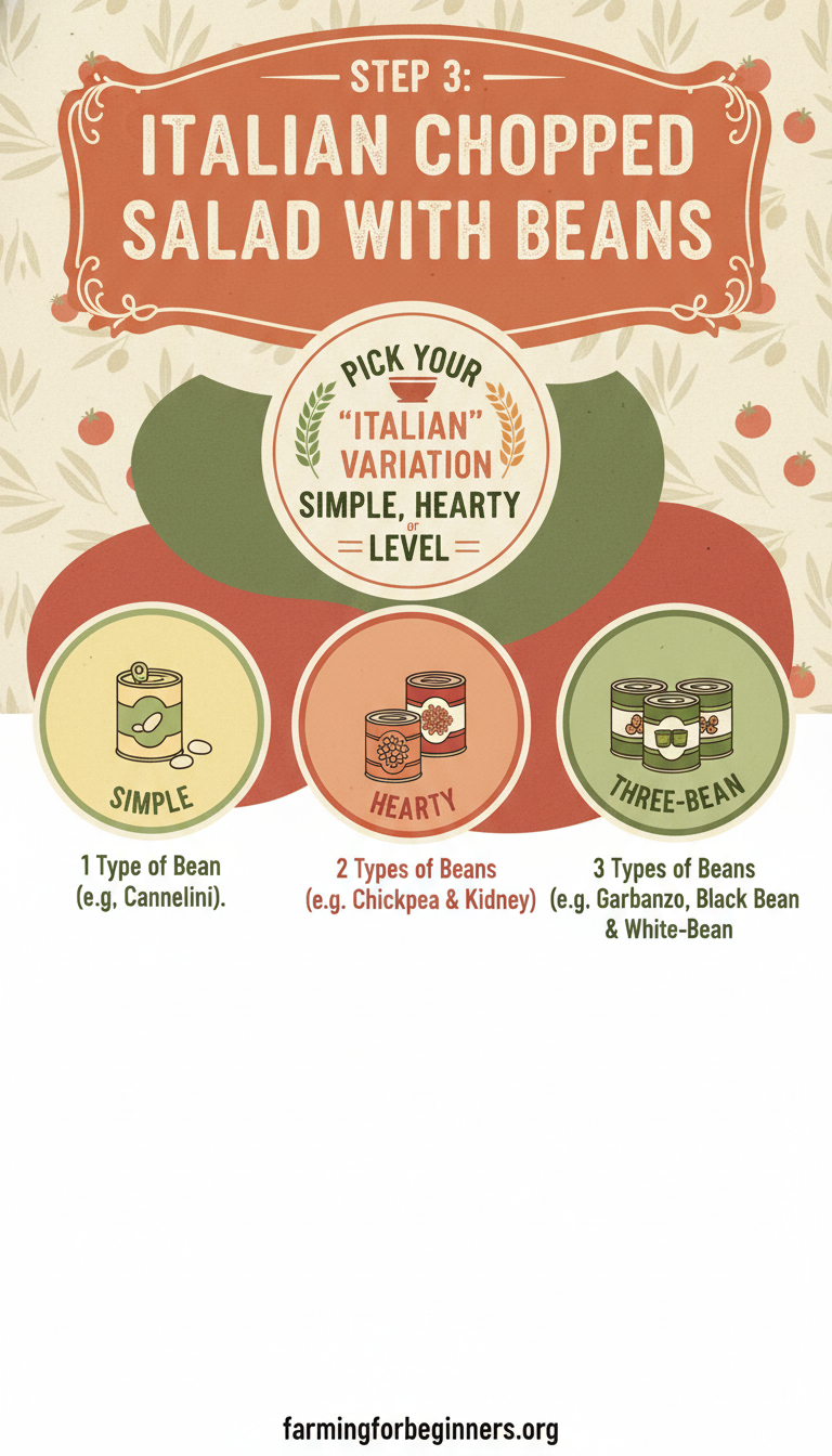 ## Step 3: Pick Your “Italian” Variation Level (Simple, Hearty, or Three-Bean)